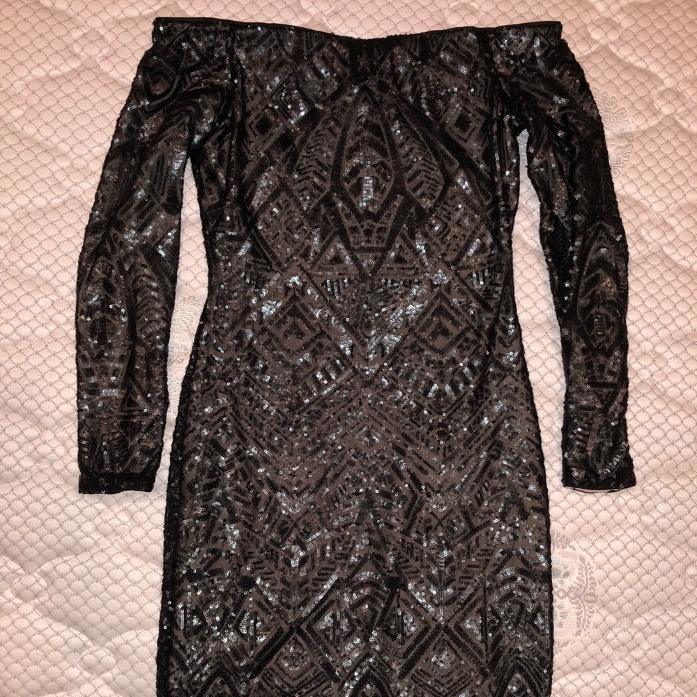 BCBG Maxazria special occasion sequins dress